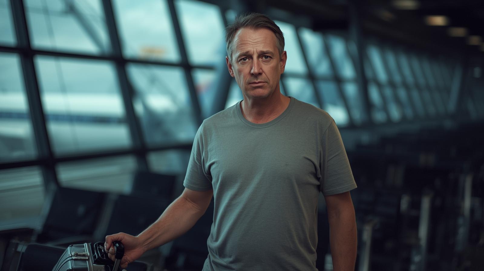 A man looking confused while wondering if its better to get hair transplants in turkey or america